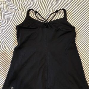 Lululemon tank with criss cross straps